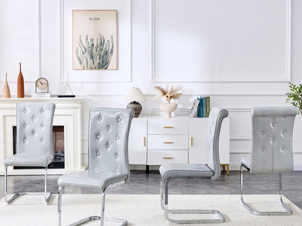 Elegant Design Upholstered Dining Chairs