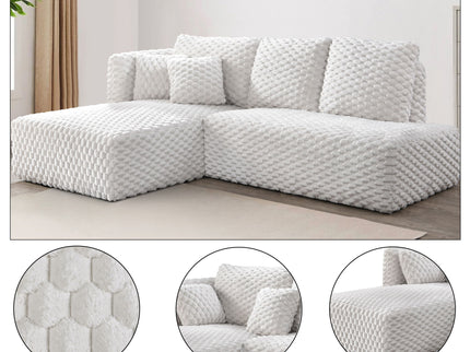 Manya - Sectional Sofa - Ivory