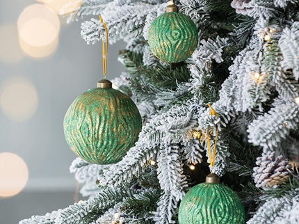 Christmas Ball Glass Decorative Hanging Ball Christmas Tree Ornaments For Holiday Party Decorations