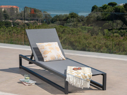 Chaise Lounge With 5 Reclining Positions, Outdoor Patio Lounge Chairs