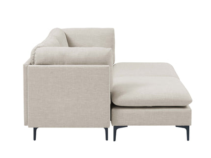 Upholstered Modular Sectional & Tall Legs