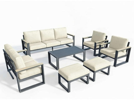 Modern Outdoor Sofa Set With Coffee Table