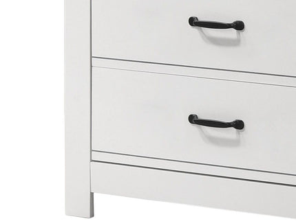 Cassini - 5 Drawer Chest - White