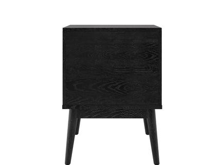 Starla - Wooden Nightstand - Black