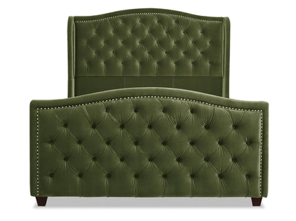 Marcella - Upholstered Shelter Headboard Bed Set