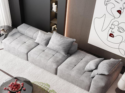 Modern Oversized Diy Combination Modular Sectional Sofa With Pillows