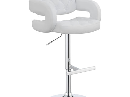 Adjustable Bar Stool With Upholstery