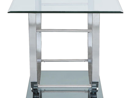 Garrett - 2 Piece Coffee Table Set - Chrome