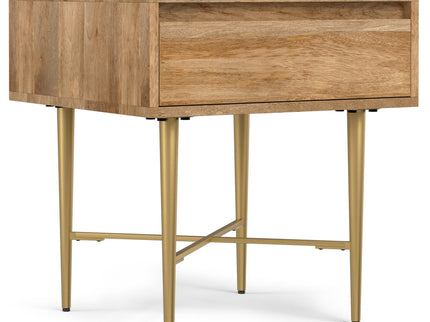 Fallon - End Table With Drawer - Natural