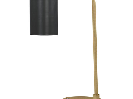 Dharma - Adjustable Table Lamp With Shade - Antique Brass