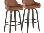 Dark Brown / Faux Leather