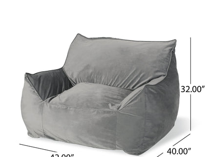 Allea - Bean Bag Chair With Armrests