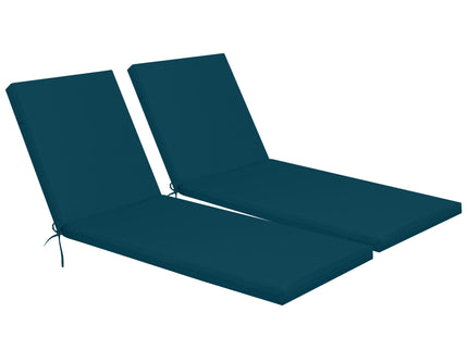 2 Piece Outdoor Chaise Lounge Cushion Set, Replacement Cushions For Patio Furniture