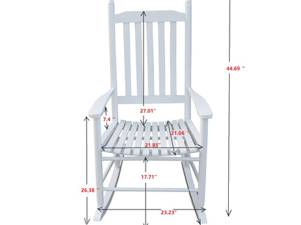 Wooden Porch Rocker Chair, Without Mat