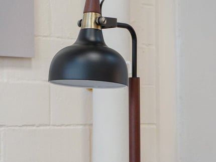 Glowlite - Table Lamp With Cone Shade - Black