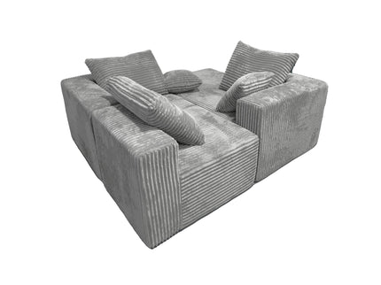Corner Combination Sofa Sectional Couch With Soft Fabric