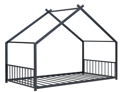 Metal House Bed