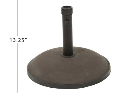 Holder Round Umbrella Base 33 Lbs Concrete - Brown