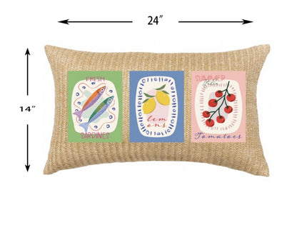 Outdoor Lumbar Pillow - Multi