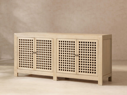 Alden - 4 Door Cabinet - White