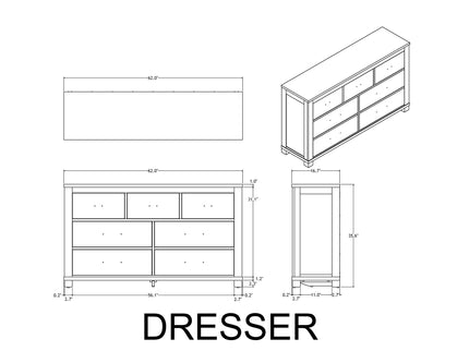 Augusta - 5 Piece Bedroom Set