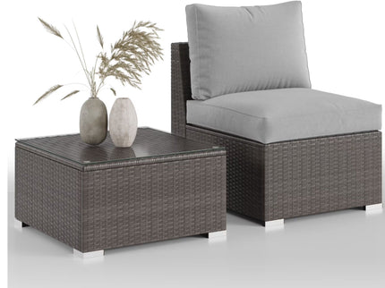 Modern Patio Set With Coffee Table
