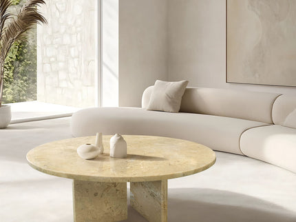 Luxury Coffee Table With Unique Veining, Unique Stone Design