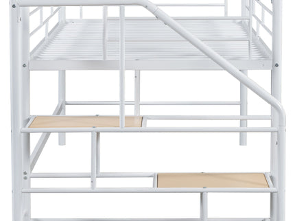 Loft Bed With Storage Stairs And Metal Frame