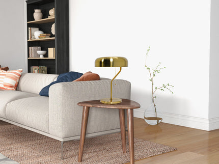 Bedside Nightstand Table Lamp - Gold