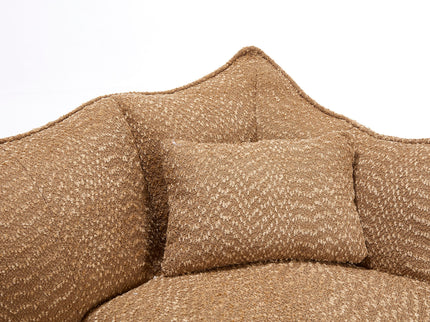 Comfortable Dual Beanbag Chair With High Resilience Foam Core For 2 People
