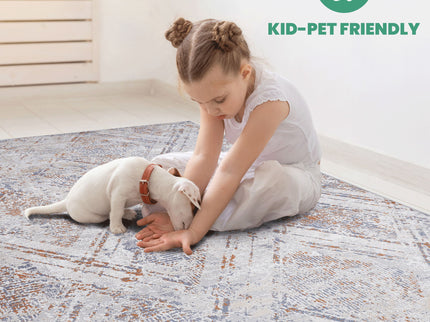 Payas - 6' X 9' Geometric Area Rug - Beige
