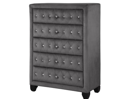 Sophia - 5 Drawer Chest - Gray