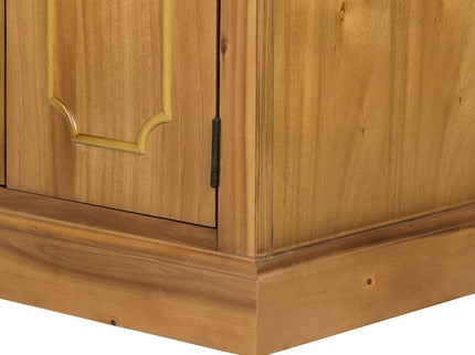 French Country Wood Cabinet
