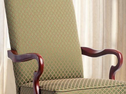 Delaney - Elegant Gooseneck Arm Chair With High Back