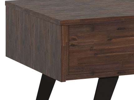 Lowry - Lift Top Coffee Table - Distressed Charcoal Brown