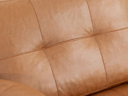 L - Shaped Modular 2 Seater Sofa With Movable Ottoman And High Density Sponge Cushions For Living Room