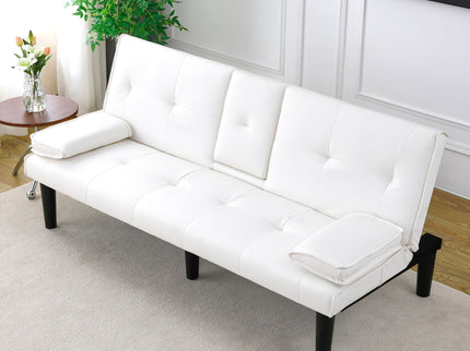 Sofa Bed With Foldable Design And Cup Holder