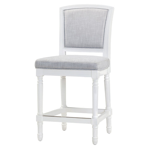 Stool With Upholstered Seat And Back