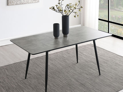 Grant - Extension Dining Table With Butterfly Leaf - Gray