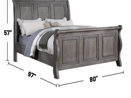 3 Piece Bedroom Set, Bed With 2 Nightstands