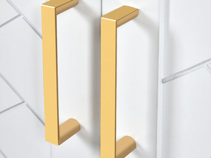 Ceramic Sink Combo, Freestanding Vanity Set With 3 Drawers & Soft Closing Doors