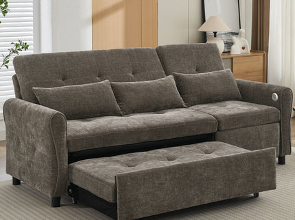3 Seater Sofa Bed And Reversible Recliner