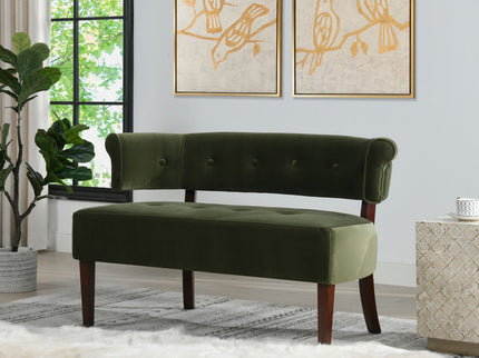 Jared - Versatile Roll Arm Tufted Bench Settee