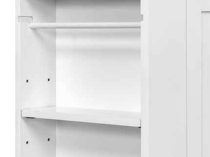 Modern Bathroom Vanity With Sink, Storage Cabinet, Drawer & Side Shelf