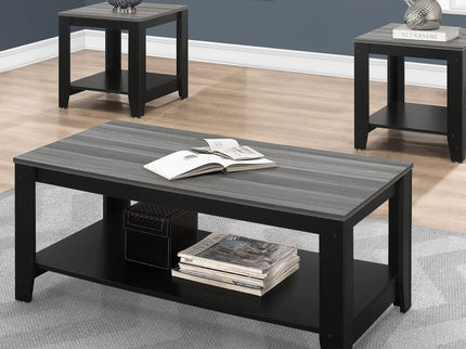 Table Set, Coffee, End, Side, Accent For Living Room Transitional (Set of 3) - Black