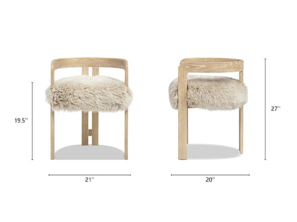 Millwick - Low Back Dining Chair - Natural Blonde