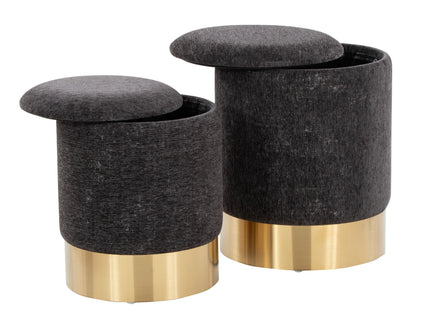 Marla - Contemporary Nesting Ottoman Set