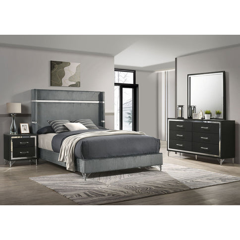 Malcolm - Bedroom Set With Wingback Design