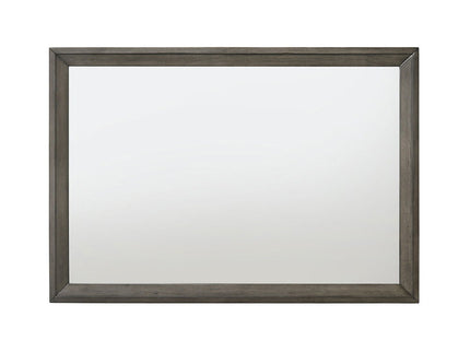Escher - Mirror - Gray / Oak