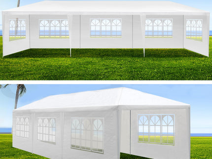 10X30' Wedding Party Canopy Tent Outdoor Gazebo With Removable Sidewalls
